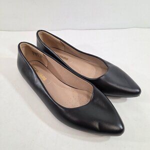Dream Pairs Black Pointed Toe Flats US Size 8 NWOT